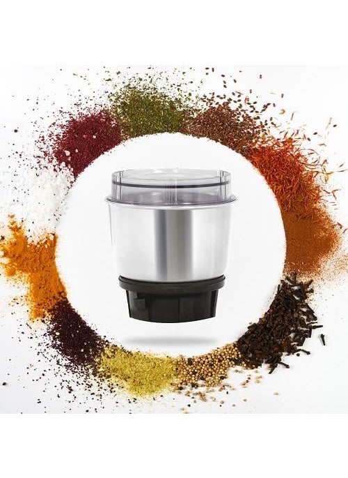 SHREE GOPINATHJI CREATION Mini ABS & Stainless Steel Mixer,Kitchen Pure Full Copper Winding Motor With Folding Jar,leak-proof Jars with secure lids,Mixer Grinder Chutney Jar(Mixer Grinder1)