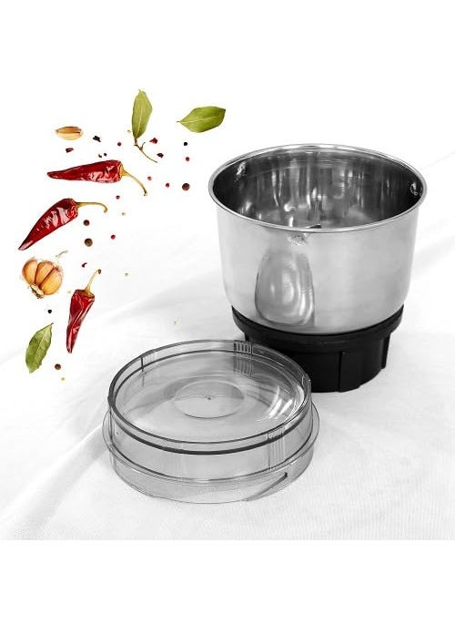 SHREE GOPINATHJI CREATION Mini ABS & Stainless Steel Mixer,Kitchen Pure Full Copper Winding Motor With Folding Jar,leak-proof Jars with secure lids,Mixer Grinder Chutney Jar(Mixer Grinder1)