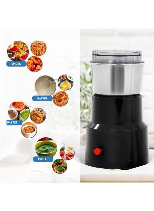 SHREE GOPINATHJI CREATION Mini ABS & Stainless Steel Mixer,Kitchen Pure Full Copper Winding Motor With Folding Jar,leak-proof Jars with secure lids,Mixer Grinder Chutney Jar(Mixer Grinder1)