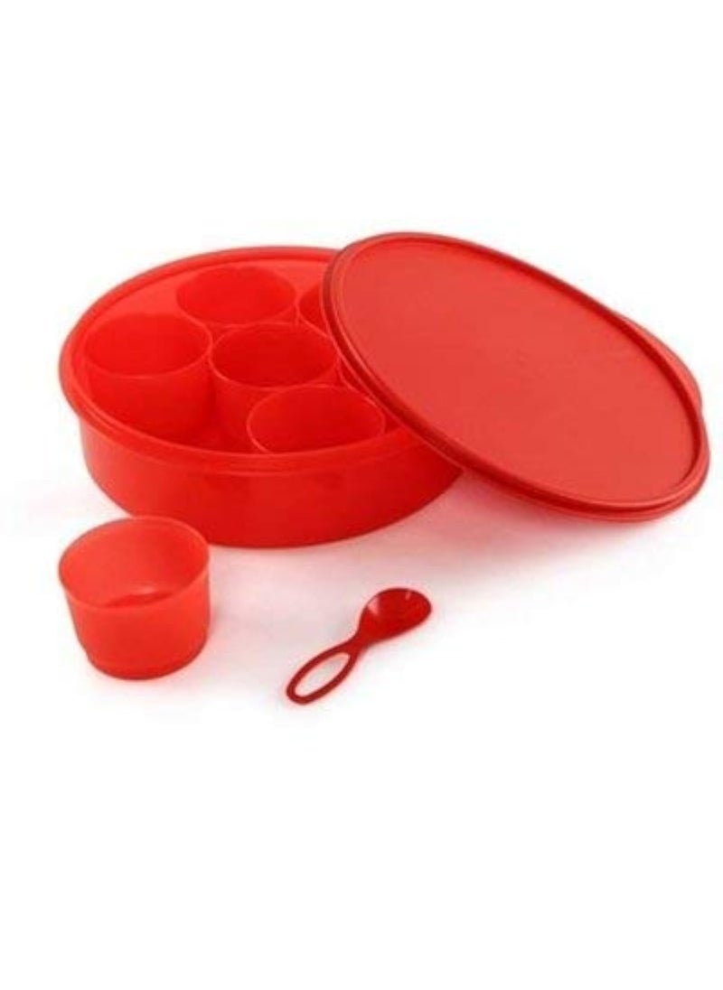 tupperware. Plastic Spice It Container - Red