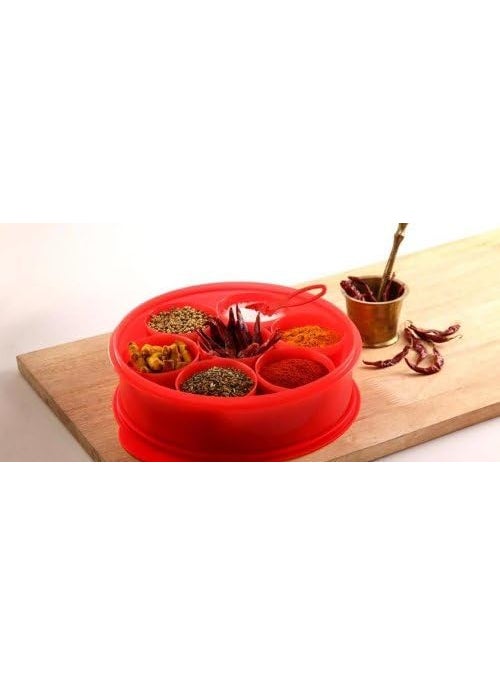 tupperware. Plastic Spice It Container - Red