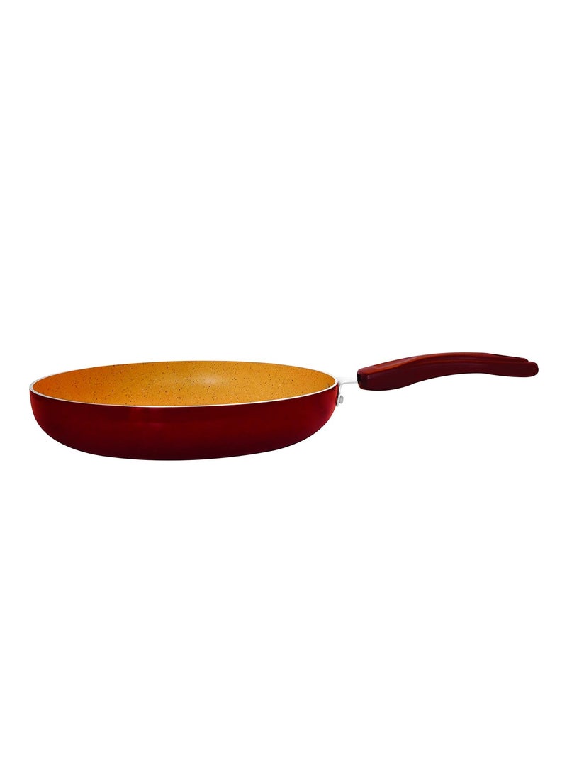 Crystal Induction Base Non-Stick Aluminium Cookware Set, 4-Piece, Maroon