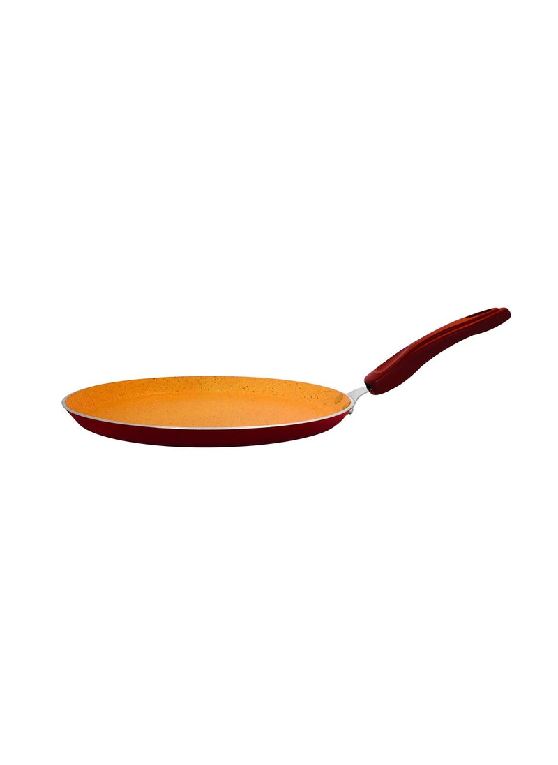Crystal Induction Base Non-Stick Aluminium Cookware Set, 4-Piece, Maroon