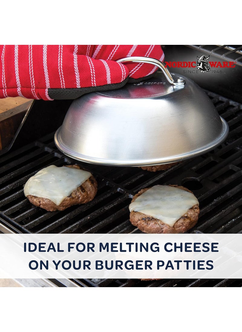 Nordic Ware 365 Indoor/Outdoor Aluminium Cheese Melting Dome , Silver