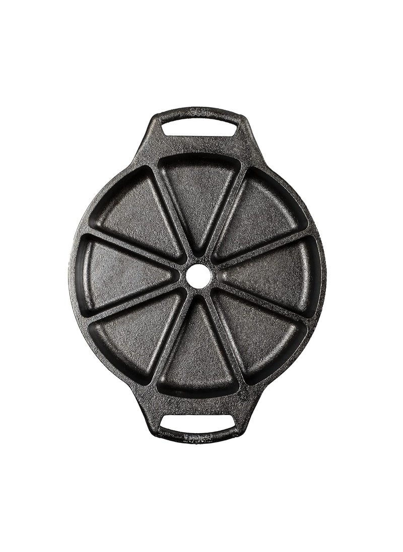 Lodge BW8WP 8 Seasoned Cast Iron Wedge Pan, Black
