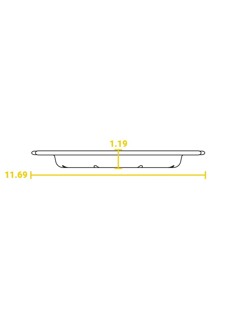 Lodge BW8WP 8 Seasoned Cast Iron Wedge Pan, Black