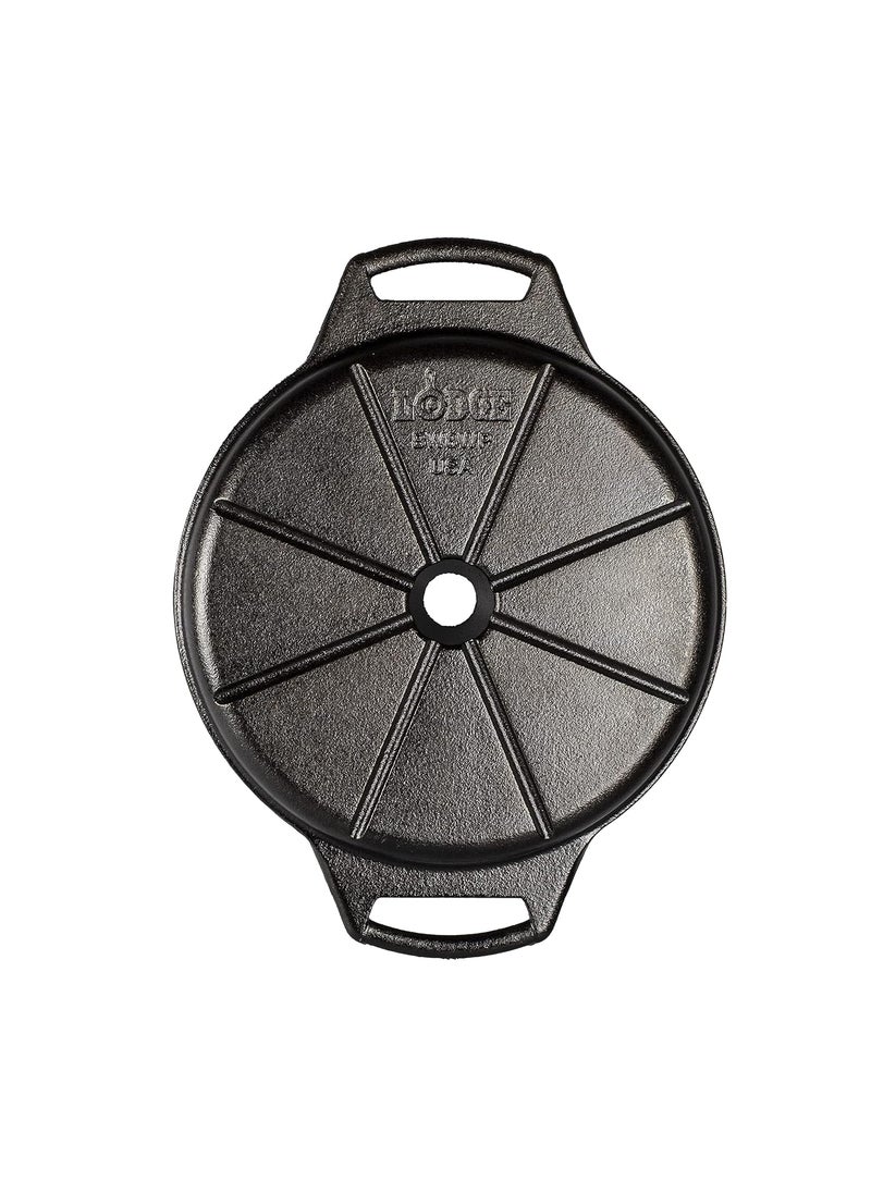 Lodge BW8WP 8 Seasoned Cast Iron Wedge Pan, Black