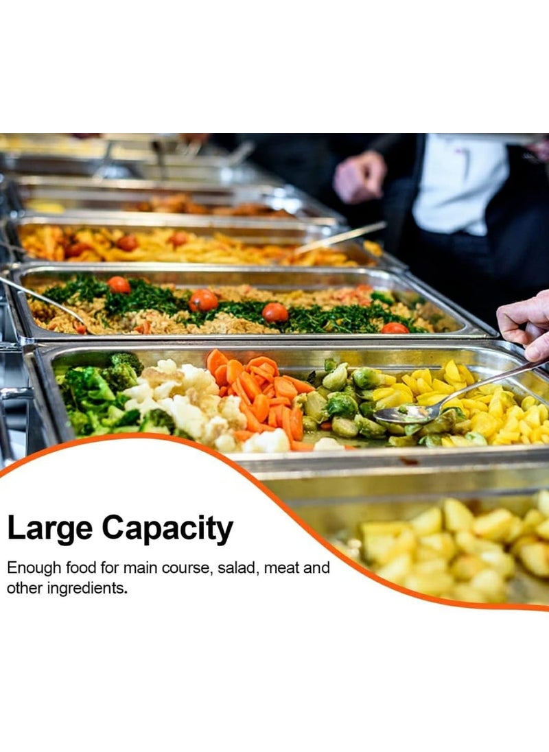 Shoppers Hub PNQ SS 1/1 GN PAN (53 x 32.5cm) for Ideal Heavy Duty Use in Hotels, Caterings, Buffets, Restaurants and Other Commercial Places (PAN Depth Size: 20.0cm)