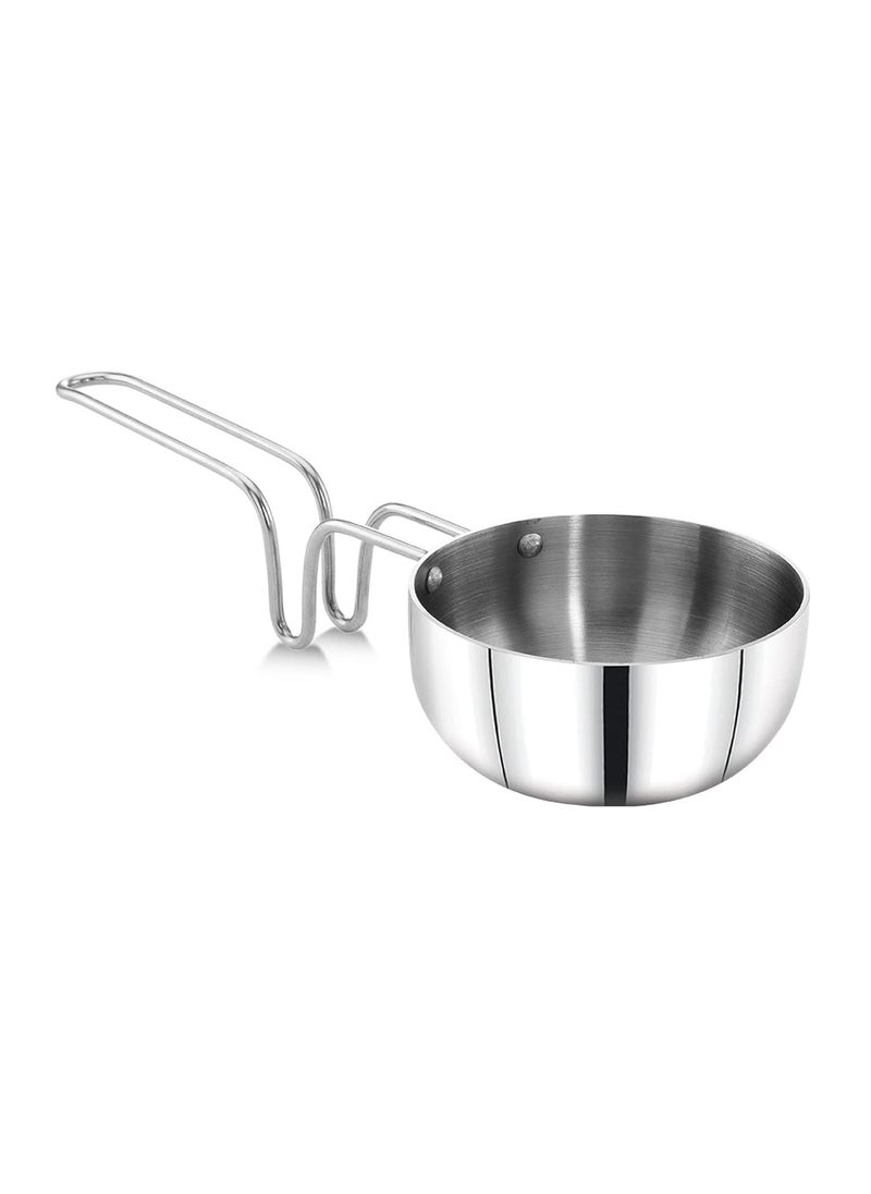 MAXIMA Stainless Steel Tadka Pan 11cm - Even Heat Distribution | Induction Base | Heat-Resistant Handle | Ideal for Daily Cooking | Non-Stick Pan