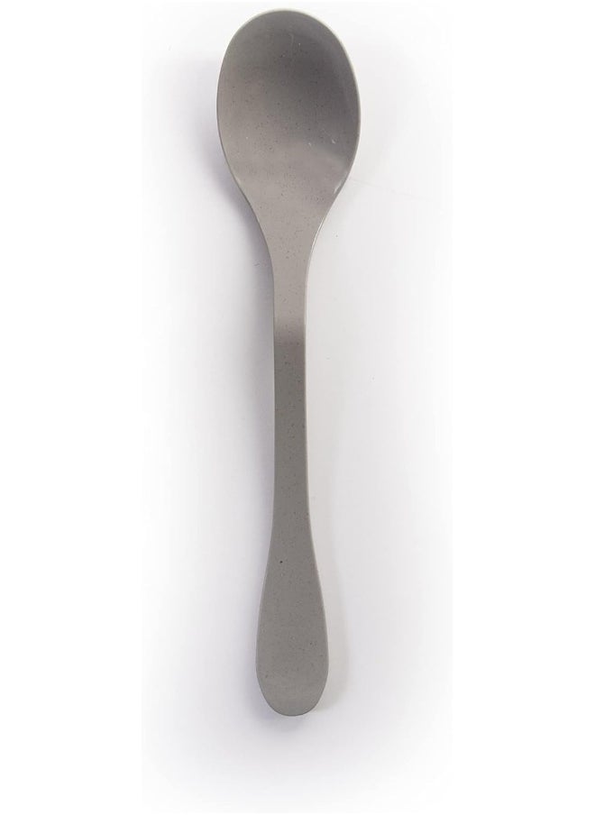 Knork Eco Spoon Biodegradable Reusable Flatware Set, 12 Piece, Gray