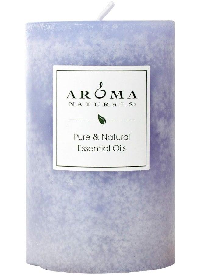 Aroma Naturals Essential Oil Tranquility Pillar Candle, 2.5