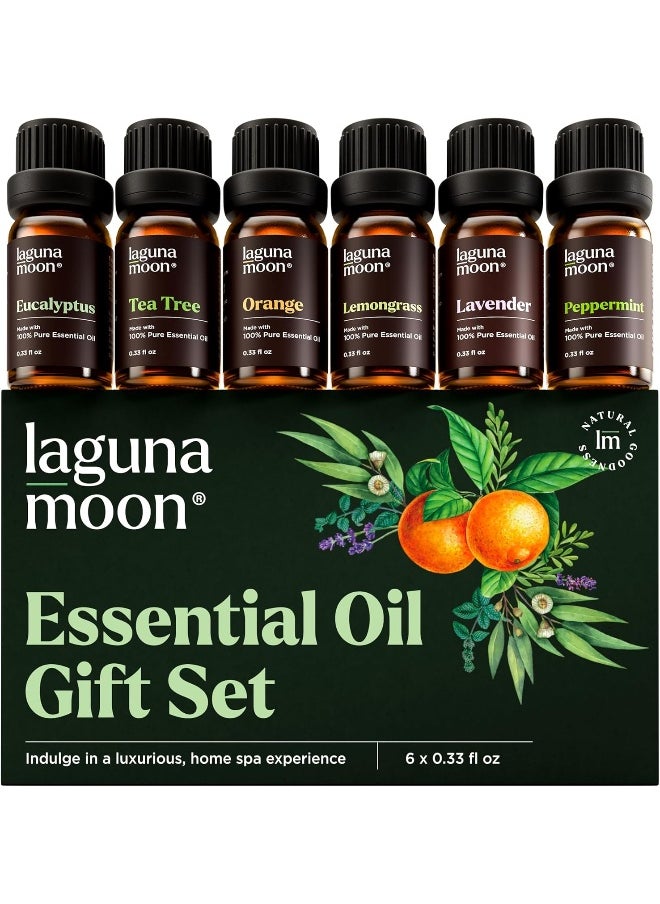 Essential Oils Set - Top 6 Blends for Diffusers, Home Care, Candle Making Scents, Fragrance, Aromatherapy, Humidifiers, Gifts