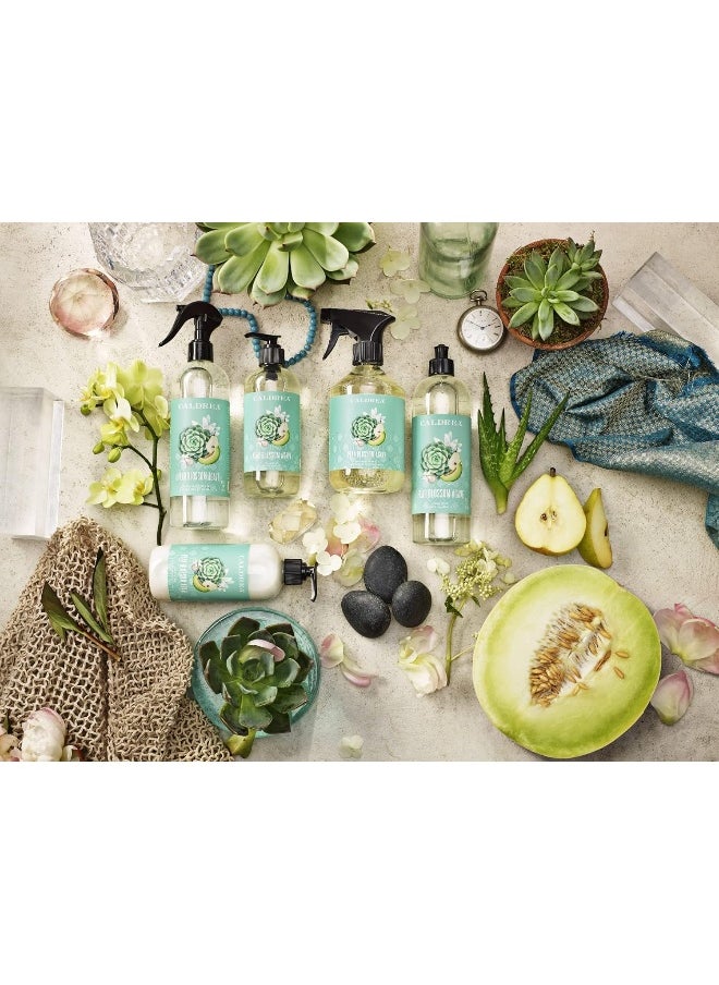 Caldrea Scented Candle, Made with Essential Oils and Other Thoughtfully Chosen Ingredients, 45 Hour Burn Time, Pear Blossom Agave Scent, 8.1 oz (Packaging May Vary)