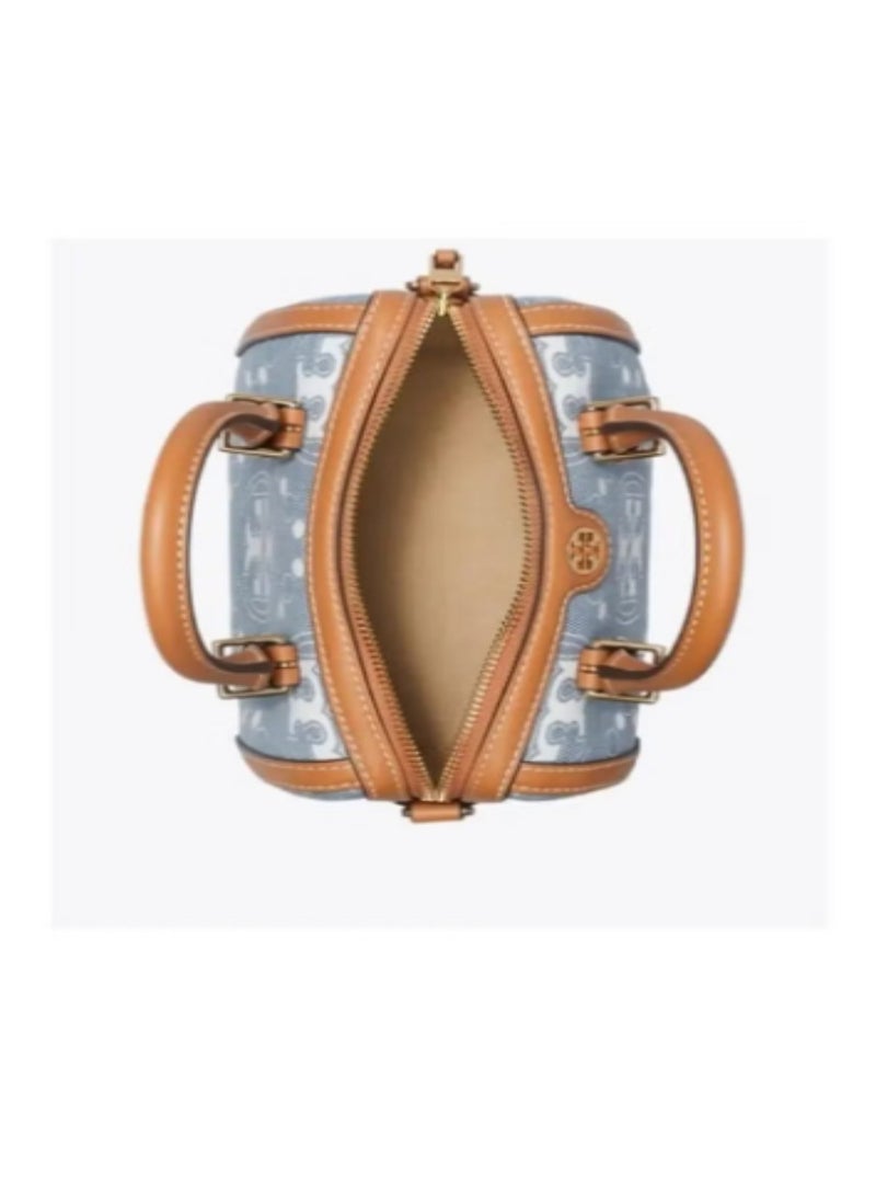 TORY BURCH T Monogram Mini Barrel Bag