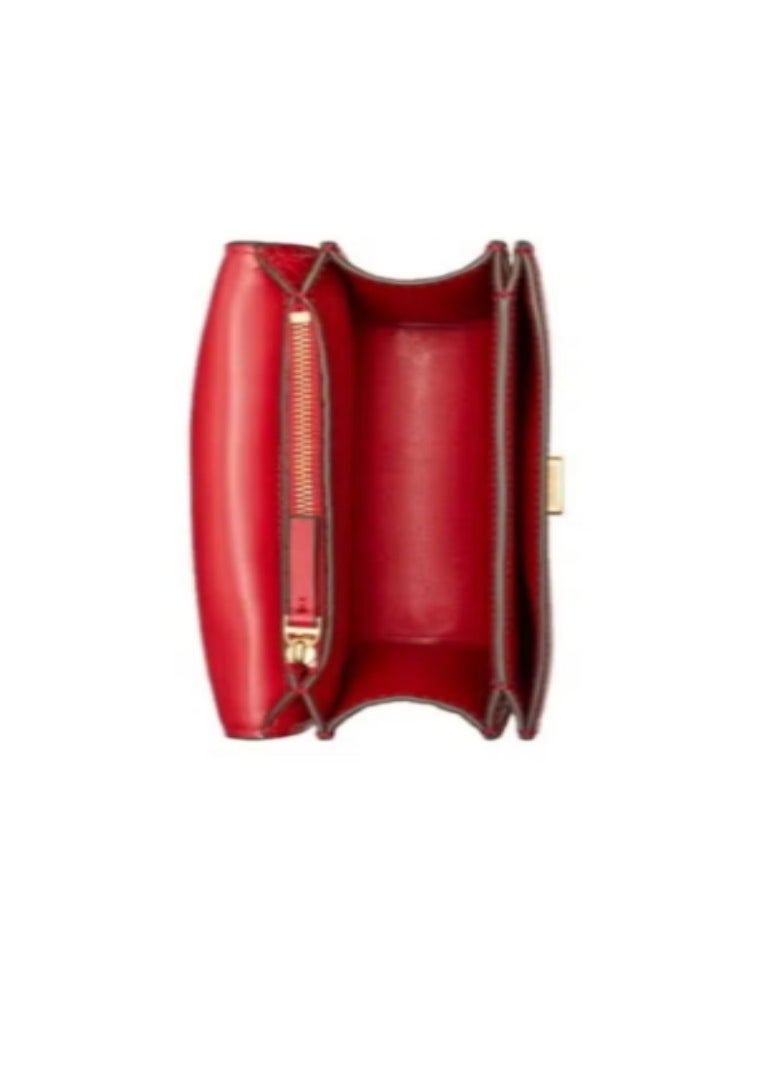 Tory Burch Eleanor Magnetic closure Cowhide leather Chain bag Shoulder bag Crossbody bag