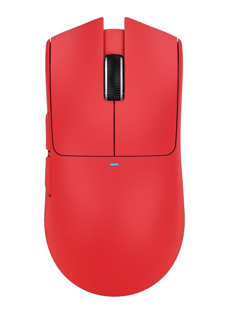 Attack Shark X11 Gaming Mouse with Magnetic Charging Dock, PixArt PAW3311 Gaming Sensor, BT/2.4G Wireless/Wired Gaming Mouse with Mouse Grip Tape, 22000 DPI, Gamer Mice for Win11/Xbox/PS/Mac (Red)