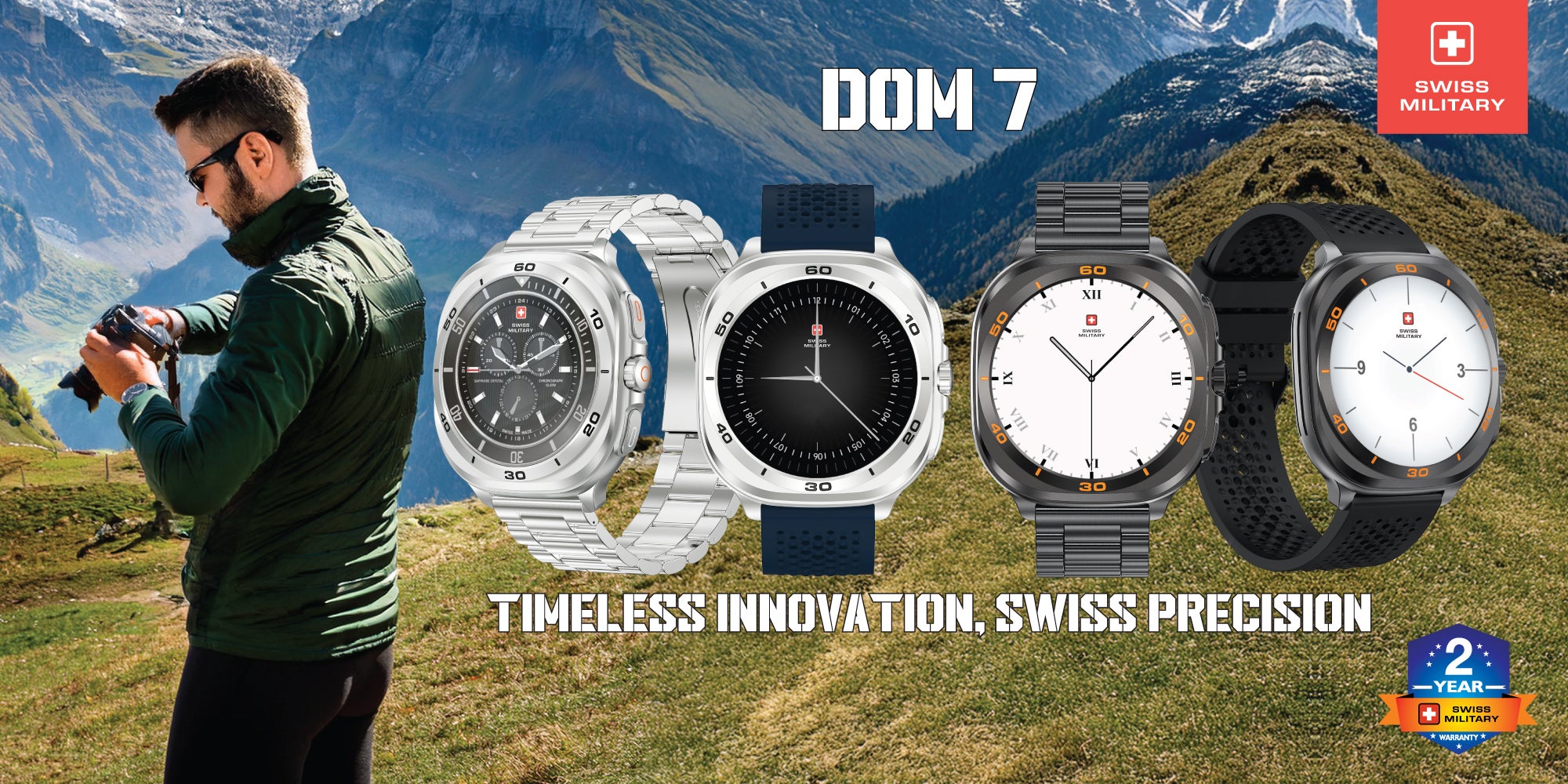 Swiss Military DOM7 Smartwatch 1.43