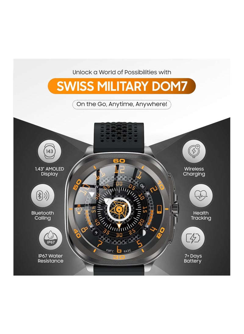 Swiss Military DOM7 Smartwatch 1.43