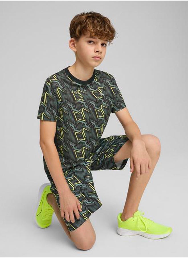 Youth Essential Aop Poly T-Shirt