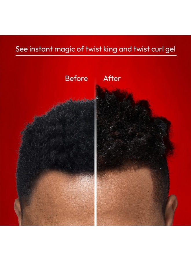 RED by Kiss X Bow Wow Styler Fixer Twist Curl Gel, Soft Hold for Afro Hair, Moisturizing with Coconut Scent, Ideal for 360 Waves & Twists, Nourished and Naturally Shiny