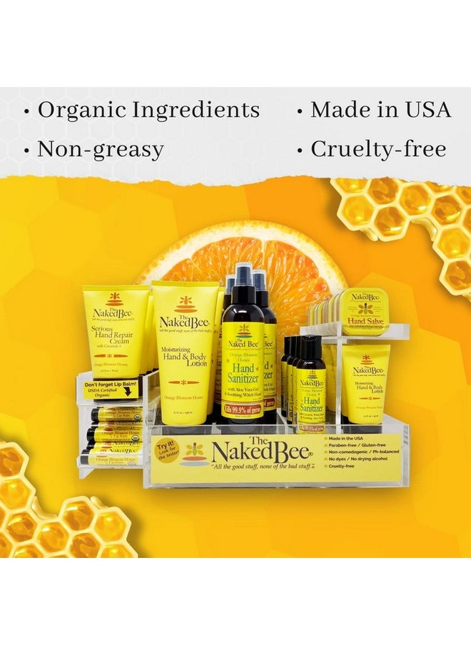 The Naked Bee Orange Blossom Honey Restoration Foot Balm, 2 Oz - 2 Pack