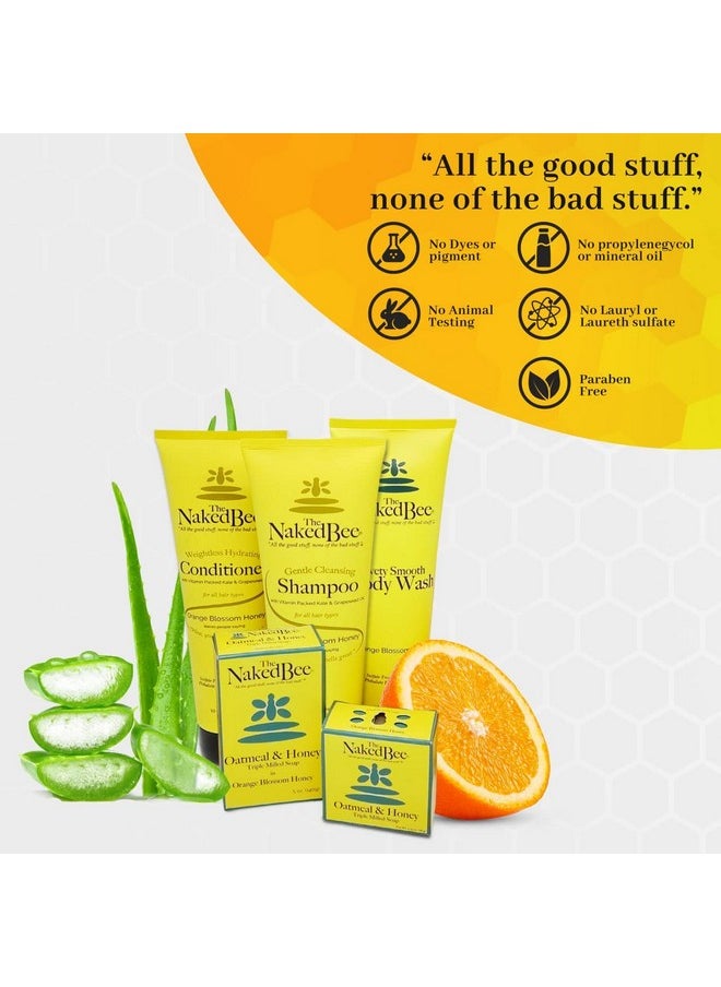 The Naked Bee Orange Blossom Honey Restoration Foot Balm, 2 Oz - 2 Pack