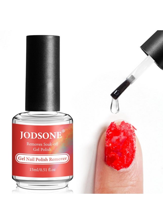 JODSONE 15ML Gel Nail Polish Remover No Need Soaking or Wrapping Gel Remover for Nails 3-5 Minutes Gel Nail Remover Easy And Quick Remove Gel Polish