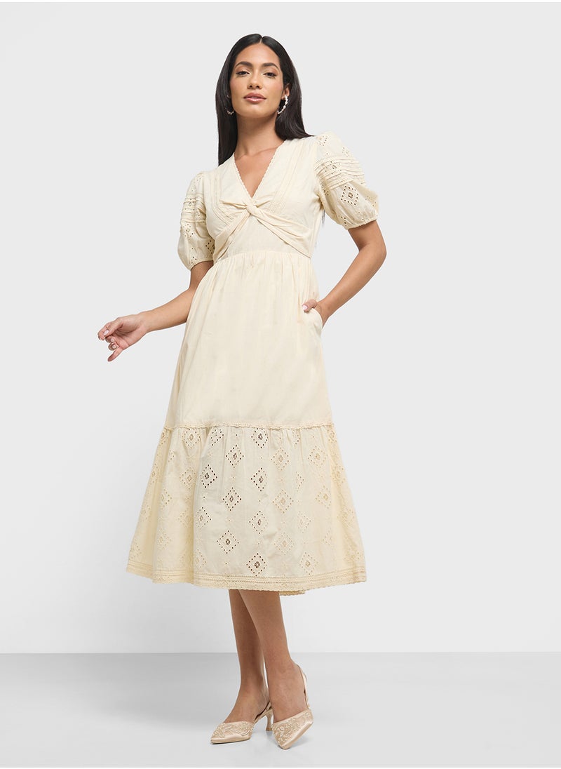 Cambria Cotton Midi Dress
