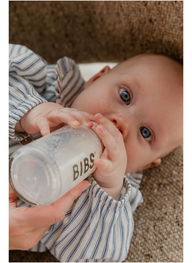 BIBS Baby Bottle 5 oz / 150 ml - BPA-Free, Dishwasher Safe - Compatible with BIBS Bottle Sets (Sold Separately)
