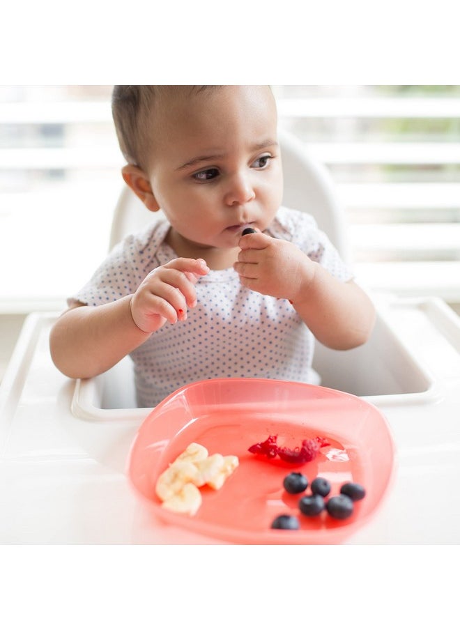 Dr. Brown's Designed to Nourish Stackable Plates for Toddlers & Babies, BPA Free - 3-Pack, 4m+