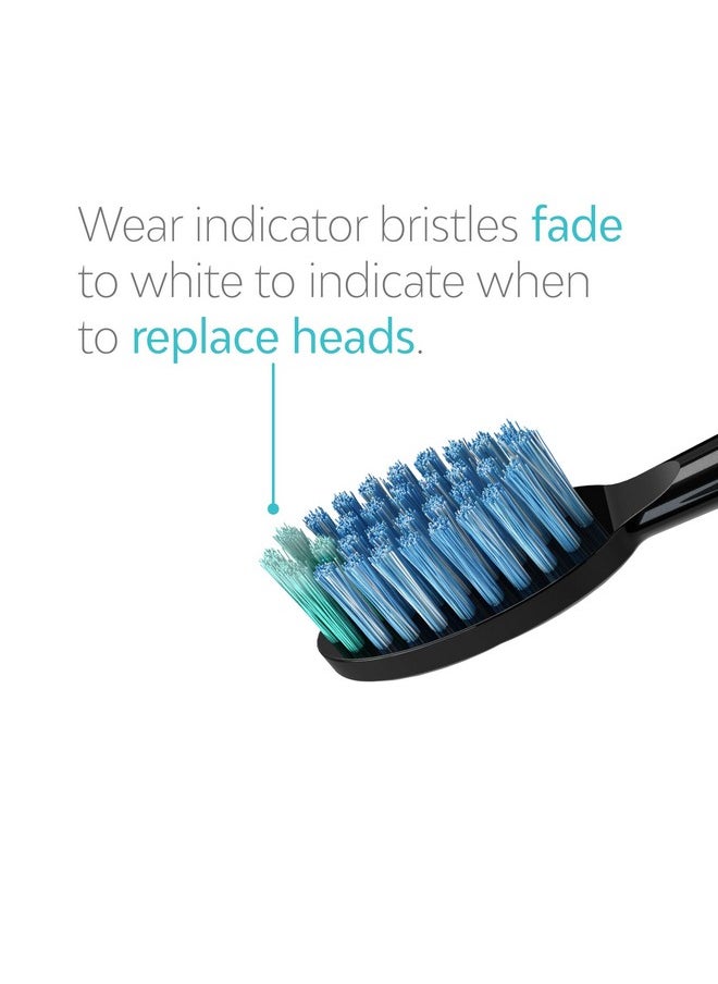 TAO Clean Daily Care Whitening Replacements Heads - Black - 2 Pack