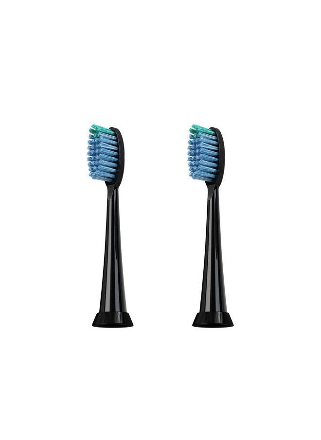 TAO Clean Daily Care Whitening Replacements Heads - Black - 2 Pack