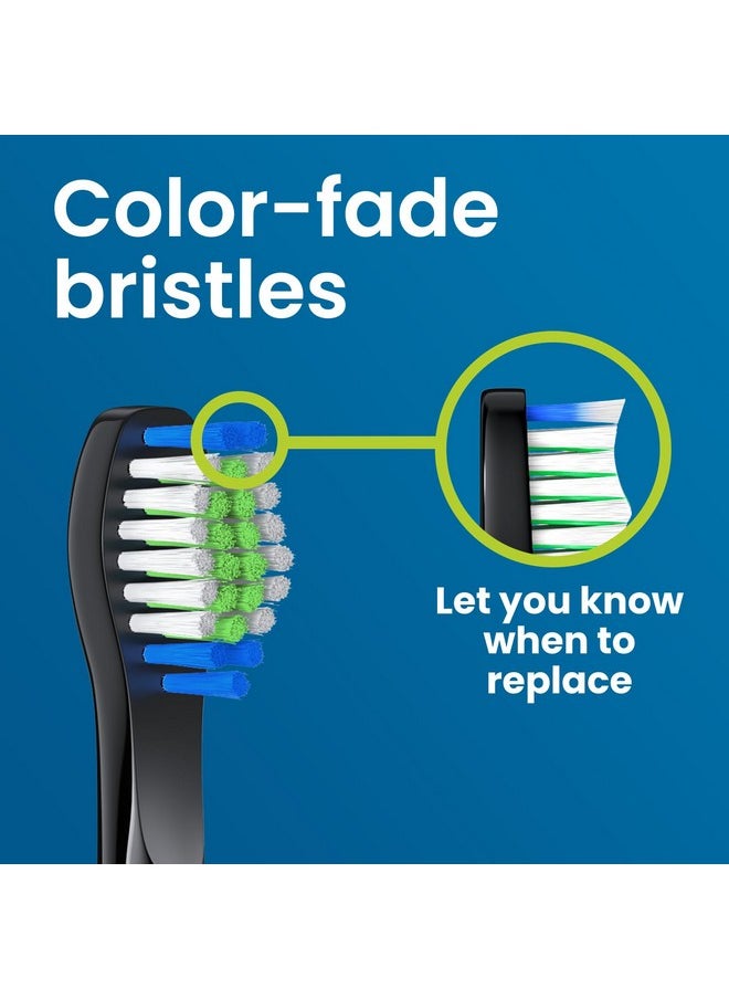 Harobey Replacement Toothbrush Heads 10 Pack Compatible with Bitvae Daily D2 Rechargeable Toothbrush, for D2 Toothbrush Heads Refills, Black