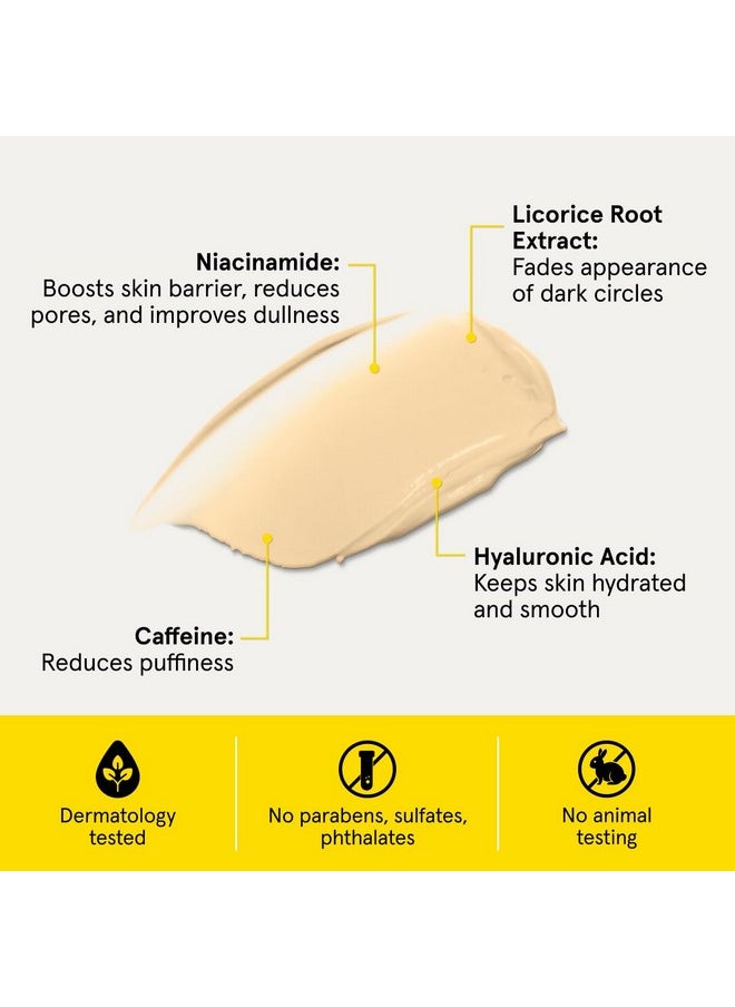 Lumin Instant Dark Circle Corrector for Men (Not A Concealer), Brightens Eyes, Reduce Dark Circles, Puffiness, Under Eye Men Makeup, Men's Eye Cream, Perfect for Light-Medium Skin Tones, 20mL