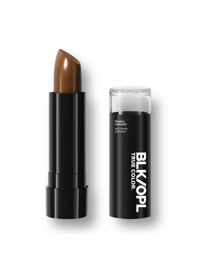 BLK/OPL Flawless Perfecting Concealer, Long-Lasting Face Concealer Stick with Buildable Coverage for Dark Spots, Blemishes & Scars - Creamy Color Corrector Makeup with Matte Finish (Mahogany)