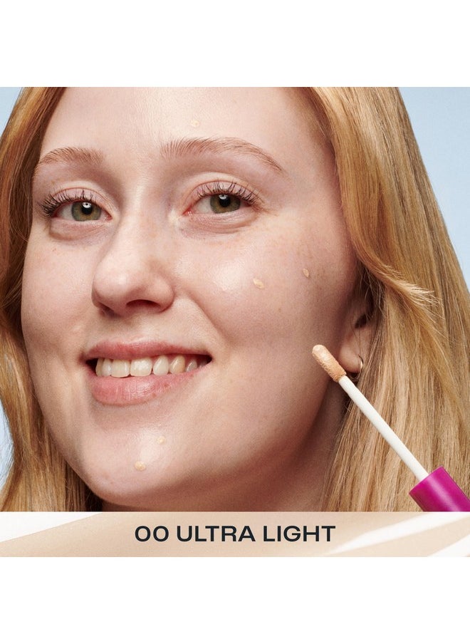 Lumene Under Eye Concealer - CC All-Over Hydrating Concealer with Medium Coverage - Multi-Tasking Under Eye Makeup Infused with Hyaluronic Acid with a Skin-Like Finish - 00 Ultra Light (0.3 fl oz)