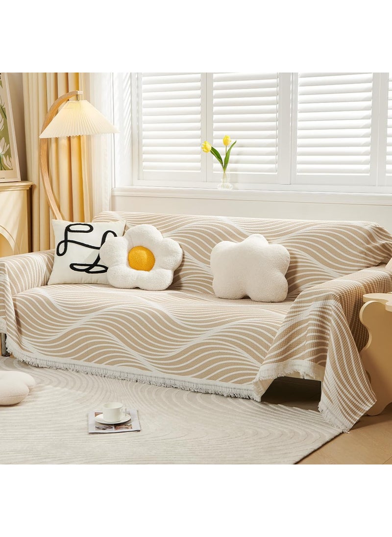 Kuber Industries Decorative Chenille Sofa throw|Throw for Sofa, Bed & Couch|Ideal for Indoor & Outdoor 