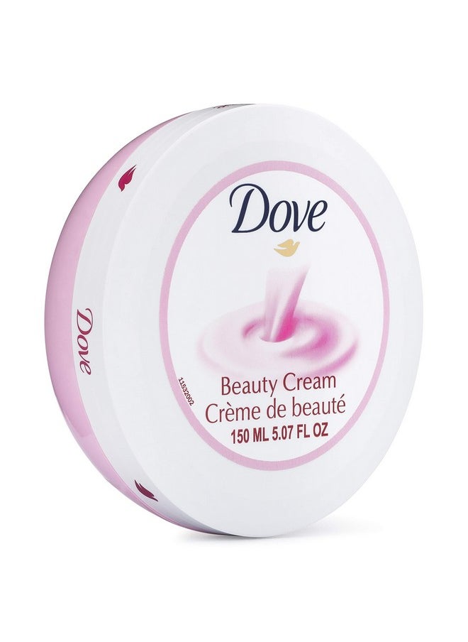 Dove Nourishing Body Care Face, Hand and Body Beauty Cream for Normal to Dry Skin Lotion for Women with 24 Hour Moisturization (5.07 FL OZ)