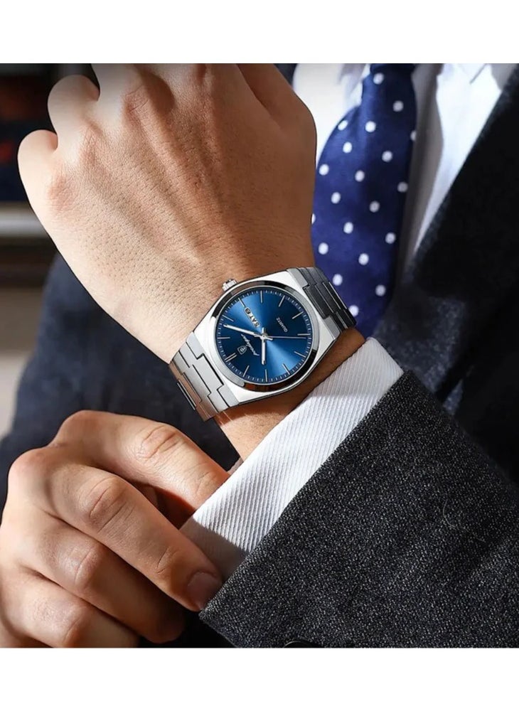 Man Watch , Waterproof Luminous Men's Watch Quartz-40.5mm