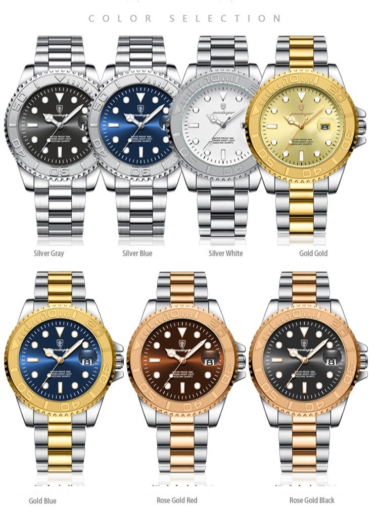 Man  Watch , Waterproof Luminous Men's Watch Quartz，Men's Wrist Watches
