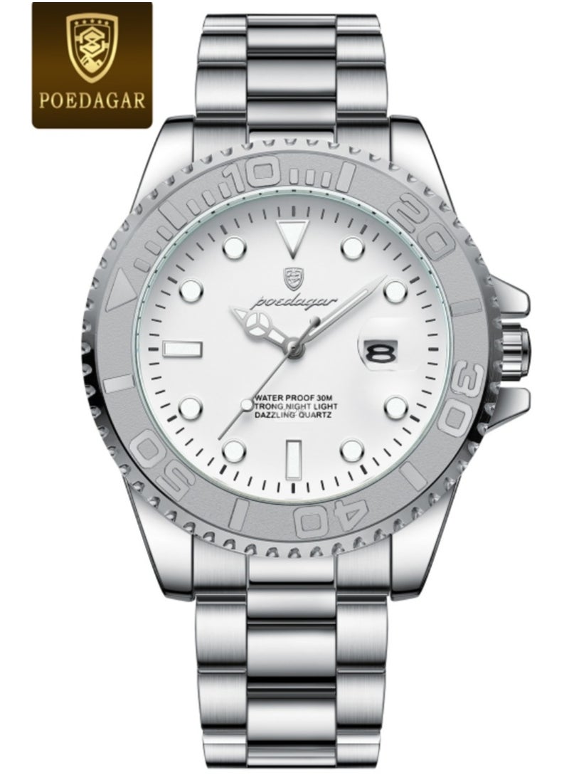 Man  Watch , Waterproof Luminous Men's Watch Quartz，Men's Wrist Watches