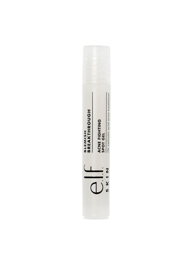 e.l.f. SKIN Blemish Breakthrough Acne Fighting Spot Gel, Roll-on For Treating Blemishes, Made With Salicylic Acid, Vegan & Cruelty-Free