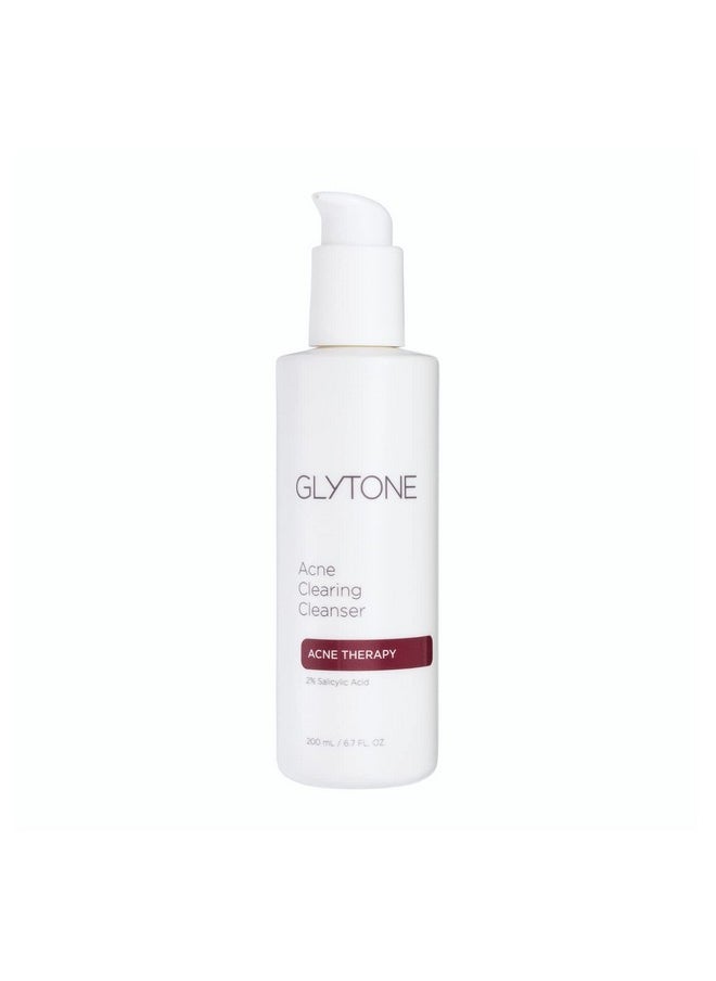 Glytone Acne Treatment For Face With Salicylic Acid Cleanser, Acne Cleanser, Skin Care Acne Wash Face Cleanser Oil Free