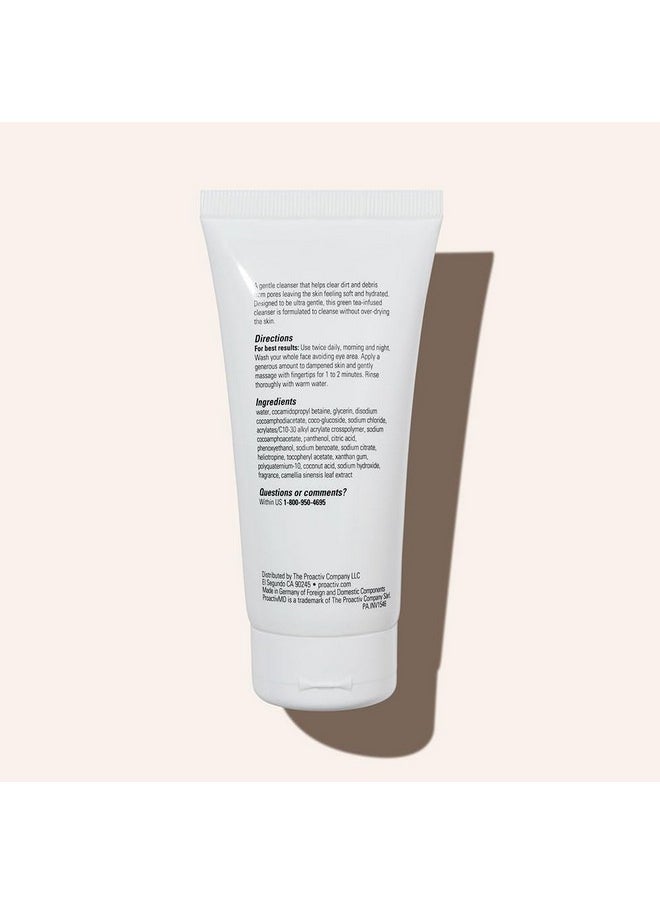 ProactivMD Ultra Gentle Face Cleanser - Daily Face Wash for Sensitive Skin, Soothing Green Tea Facial Wash for All Skin Types - 6 oz.