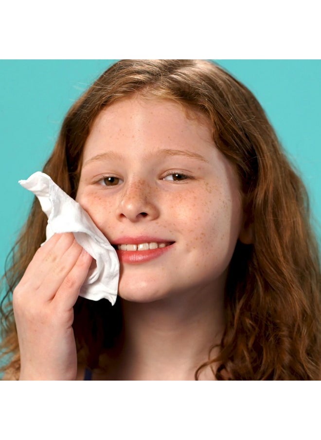 TBH Kids Gentle Face Wipes- - Daily Cleansing and Hydrating Face Wipes - Sulfate, Paraben Free - 30 Pack