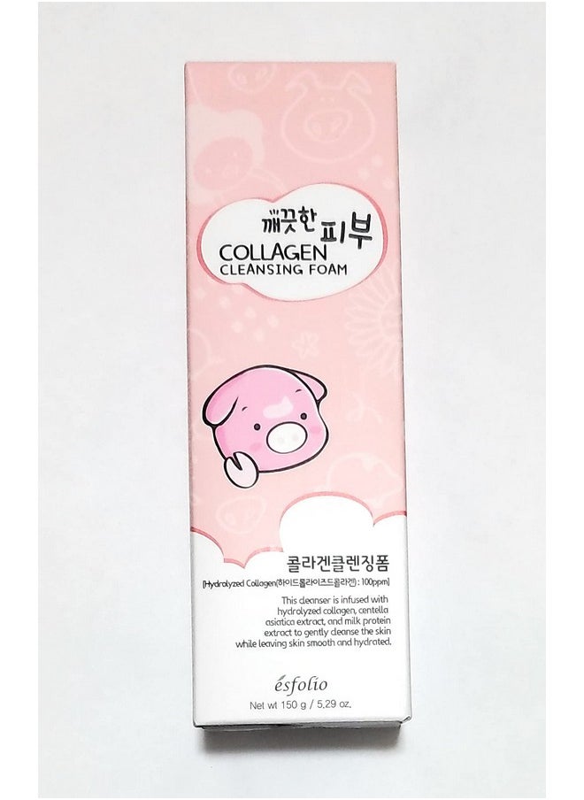 esfolio Esfolio Collagen Cleansing Foam (5.29oz 150g) 5.29 Ounce (Pack of 1)