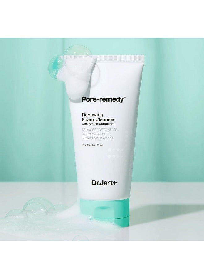Dr.Jart+ Pore.Remedy Renewing Foaming Face Wash Cleanser with Glycerin | Korean Skin Care, 5.07 Fl Oz