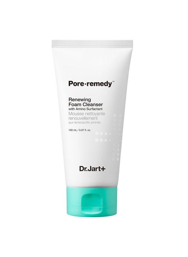 Dr.Jart+ Pore.Remedy Renewing Foaming Face Wash Cleanser with Glycerin | Korean Skin Care, 5.07 Fl Oz