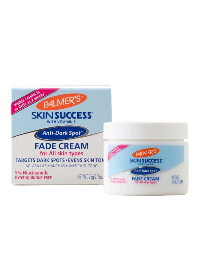 Palmer's Skin Success Anti-Dark Spot Fade Cream with Vitamin E and Niacinamide, Helps Reduce Dark Spots and Age Spots, Suitable for All Skin Types 2.7 Ounce