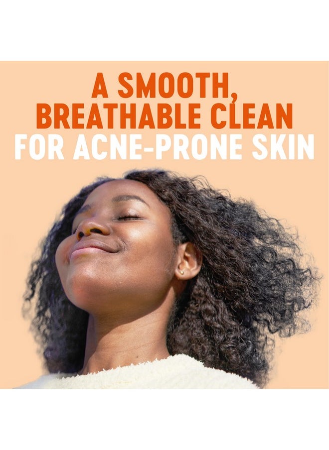 Biore Gentle & Breathable Acne Face Wash, Gentle Face Cleanser for Sensitive and Acne Prone Skin, Infused with Willow Bark Extract to Clarify Skin, Fragrance Free, 6.77 Oz